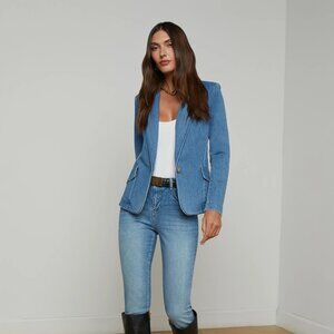 NEW L'Agence Baldwin Denim Blazer - Provo - Small - New With Tags